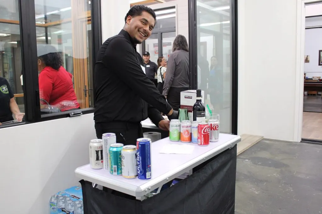 Drinks station at the Nexus Networking September 2 event